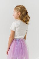 Футболка с принтом для девочки Baby Show 16592 92 см Молочный  Фото №2