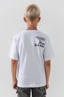 Футболка з принтом для хлопчика Deniz 40411 128 см Білий (2000990556448S)  Фото №2