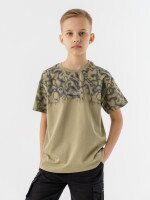 Футболка с принтом для мальчика Popito 0011 134 см Хаки (2000990477507S)  Фото №1