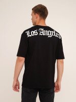 Футболка с принтом Los Angeles мужская LAWA P-MB02303 S Черный  Фото №0
