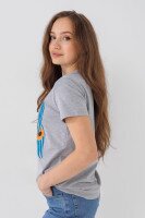 Футболка з принтом жіноча LAWA P-WB02369 XS Сірий  Фото №2