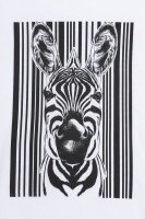 Футболка с принтом женская LAWA CTM P-WB02308 Zebra XS Белый  Фото №5