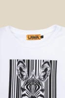 Футболка с принтом женская LAWA CTM P-WB02308 Zebra XL Белый  Фото №6