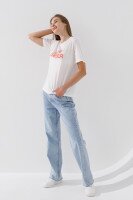 Купить Футболка с принтом женская Pepper mint BX-99 S Молочный (2000990656681A) Артикул: 2000990656681 Миниатюра фотографии № 4
