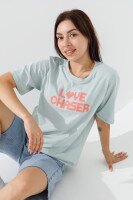 Купить Футболка с принтом женская Pepper mint BX-99 S Оливковый (2000990656643A) Артикул: 2000990656643 Миниатюра фотографии № 2