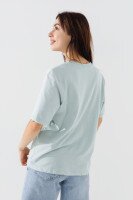Купить Футболка с принтом женская Pepper mint BX-99 S Оливковый (2000990656643A) Артикул: 2000990656643 Миниатюра фотографии № 4