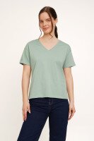 Футболка женская LAWA WBC02377 XS Зеленый  Фото №2