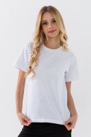 Футболки однотонна дитяча Pitiki 219 134 см Білий  Фото №5