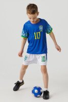 Футбольна форма для хлопчика BLD БРАЗІЛІЯ NEYMAR 110 см Синій (2000990366771A)  Фото №2