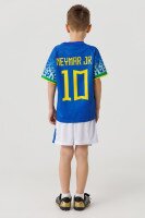 Футбольна форма для хлопчика BLD БРАЗІЛІЯ NEYMAR 110 см Синій (2000990366771A)  Фото №3