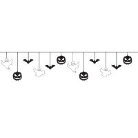 Гирлянда YES 801187 Halloween mix, 12 фигурок, 3м (5056574401731)
