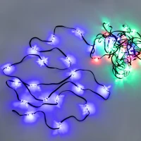 Гірлянда Зірки 66 LED 10 м WW5267 Різнокольоровий (NY)  Фото №1