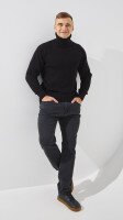 Купить Гольф однотонный мужской GENUA PB007 M Черный Артикул: 2000999267208 Миниатюра фотографии № 2