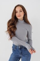 Гольф однотонний жіночий 2412 54 Сірий  Фото №1
