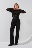 Гольф однотонный женский Rong Rong 993 One Size Черный  Фото №0
