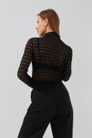 Гольф однотонный женский Rong Rong 993 One Size Черный  Фото №3