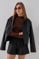 Гольф однотонний жіночий Rong Rong 993 One Size Коричневий  Фото №0