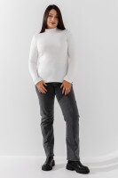 Гольф однотонний жіночий ER001.3 One Size Молочний  Фото №0
