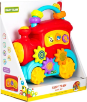 Купить Музыкальная игрушка "Сказочный паровозик" Baby Team 8653 Разноцветный Артикул: 4824428086530 Миниатюра фотографии № 2