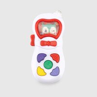 Игрушечный мобильный телефон QX-91175E/9E 18.2 х 6 х 12.6 Белый (2000990065155)  Фото №0