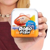 Интерактивная игрушка Роборыбка Pets &amp; Robo Alive 7191-2 Золотой (6900007361477)  Фото №0