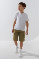 Капрі для хлопчика Kids Club 86384 104 см Оливковий  Фото №0