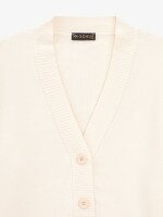 Купить Кардиган однотонный женский GENUA G01109-0004 L/XL Молочный Артикул: 2000999550430 Миниатюра фотографии № 7