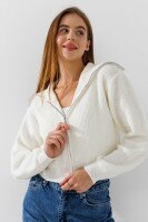Кардиган однотонный женский Park karon 8386 One Size Белый  Фото №0