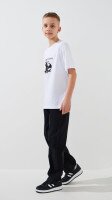 Купить Кеды для мальчика DINOMIN HH49-5C 41 Черно-белый Артикул: 2000999471216 Миниатюра фотографии № 3