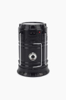 Кемпинговый LED фонарь, Черный MH-5800T с USB аккумуляторный с солнечной панелью MH-5800T (2000989474265)  Фото №0