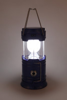 Кемпинговый LED фонарь, Синий MH-5800T с USB аккумуляторный с солнечной панелью MH-5800T (2000989474296)  Фото №3