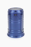 Кемпинговый LED фонарь, Синий MH-5800T с USB аккумуляторный с солнечной панелью MH-5800T (2000989474296)  Фото №1