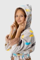 Халат для девочки POLAR Абстракция ЖБ 13-14 лет Сине-желтый (2000990048509A)  Фото №2