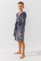 Халат для мальчика Fleri 6007 176 см Серый  Фото №0
