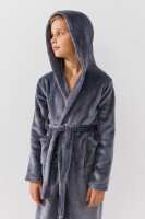 Халат для мальчика Fleri 6007 176 см Серый  Фото №2