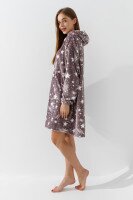 Халат женский Barwa 336 звездочки S/XL Капучино  Фото №3