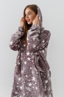 Халат женский Barwa 336 звездочки S/XL Капучино  Фото №2