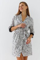 Халат жіночий Fleri F50154 36 Сірий  Фото №0