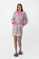 Халат женский POLAR Сердце2 L/XL Серый (2000990160768A)  Фото №3