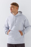 Купить Худи однотонный мужской 2009 S Светло-серый Артикул: 2000990779380 Миниатюра фотографии № 1
