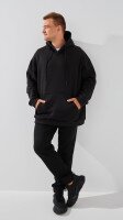Худи однотонный мужской Demos 220 baza 3XL Черный  Фото №0
