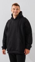 Худи однотонный мужской Demos 220 baza 3XL Черный
