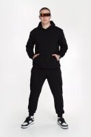 Худи однотонный мужской Demos DMS006 baza 3XL Черный (2000989425762D)  Фото №2
