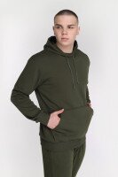Худі однотонний чоловічий Demos DMS006 baza 4XL Хакі (2000989425854D)  Фото №2
