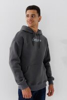 Худи с принтом мужской LAWA P-MB02325 L Графитовый  Фото №0