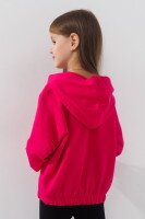 Худи однотонный для девочки First Kids 11003 110 см Малиновый (2000990710550D)  Фото №3