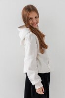 Купить Худи с принтом для девочки Atabey 10691.2 116 см Молочный Артикул: 2000990789709 Миниатюра фотографии № 5