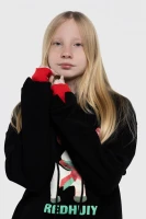 Худі з принтом для дівчинки XZKAMI 23092 134 см Чорний (2000990106193W)(NY)  Фото №0