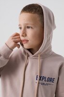 Худі з принтом для хлопчика Deniz 0502 116 см Бежевий (2000990438683D)  Фото №3