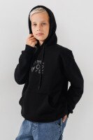 Купити Худі з принтом для хлопчика Waxmen 7159 134 см Чорний (2000990751478W) Артикул: 2000990751478 Фото мініатюра № 5